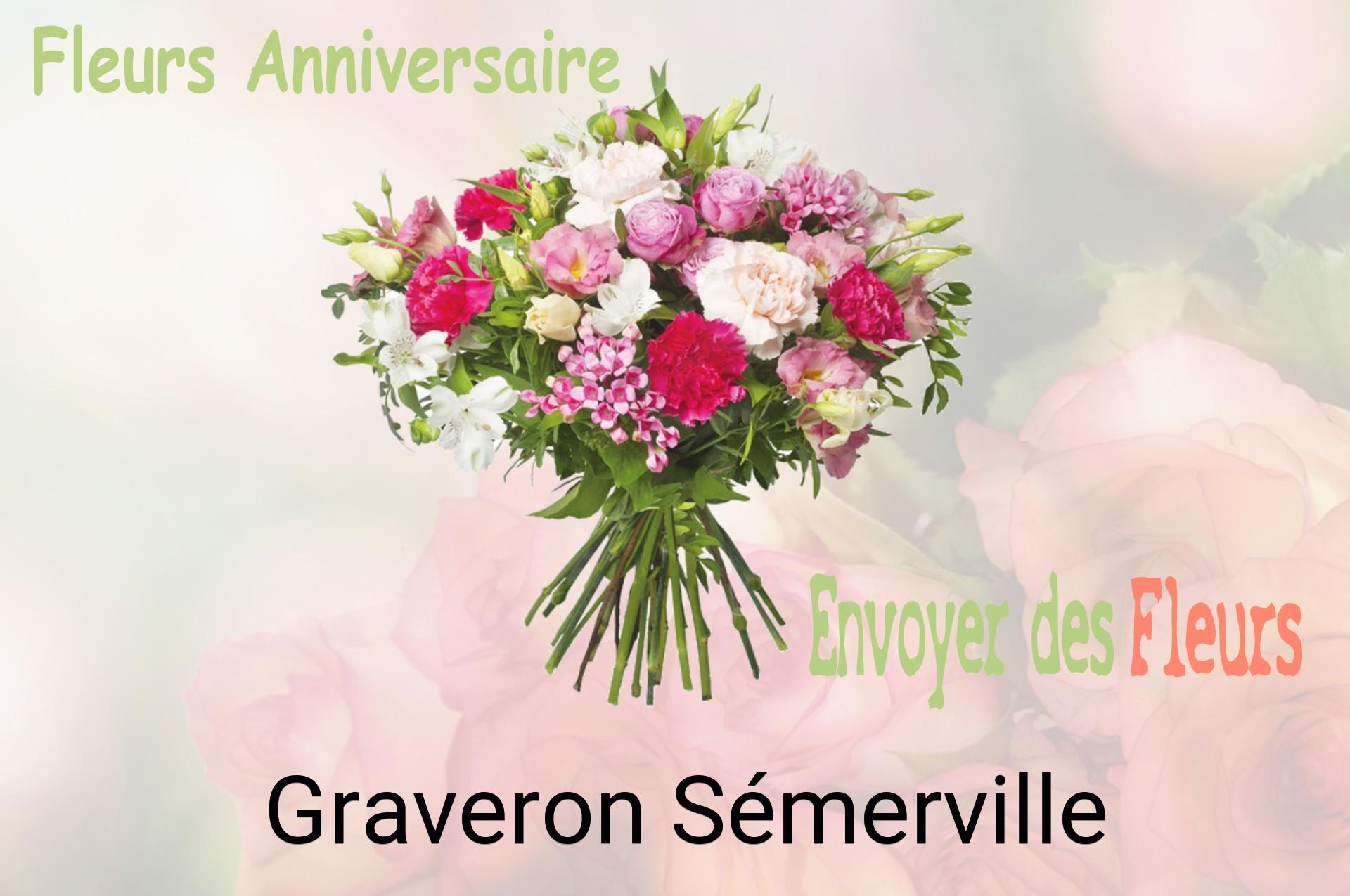 Bouquet de fleurs d’anniversaire livré à Graveron-Sémerville